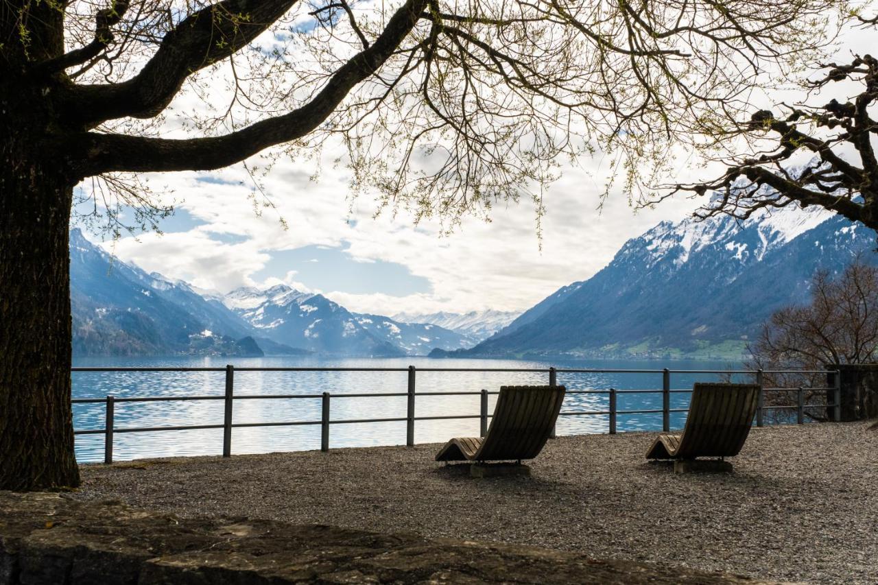 Spirit Apartments - Zentral Am See - Parkplatz Brienz  Bagian luar foto