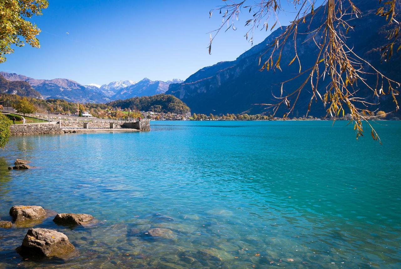 Spirit Apartments - Zentral Am See - Parkplatz Brienz  Bagian luar foto